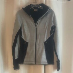 Athleta Black and Gray Hoodie